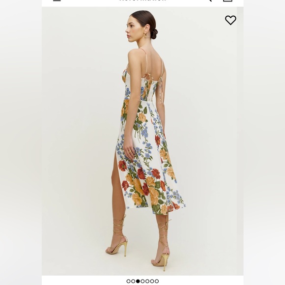 Reformation Juliette dress Size 4 - Picture 3 of 6